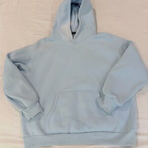 Amazon Women's Light Blue Hoodie Sweater
